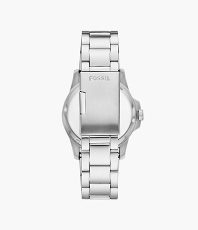Orë për meshkuj Fossil FS6029 Blue, e argjendtë