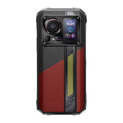 Telefoni i fortë HOTWAV Hyper 7 Pro, 6.6" FHD+ 120Hz, 36GB 256GB, i kuq e zi