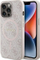 Kapak telefoni Guess 4G me lëkurë MagSafe për iPhone 13 Pro Max, GUHMP13XG4GFRP, rozë