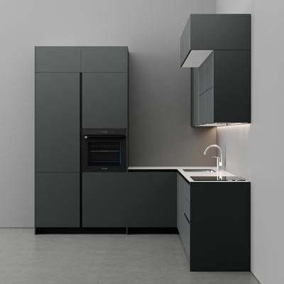 Kuzhinë IMMIGRAND SYSTEMS, Këndore, Graphite