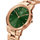 Orë dore për femra Daniel Wellington Iconic Link Emerlad 32 DW00100420, e artë