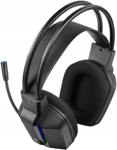 Kufje gaming Defender Gothic RGB, USB, me mikrofon, të zeza