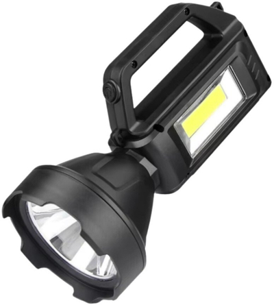 Elektrik dore Tourist YD 899 7, LED COB, 4 mënyra drite, power bank, i zi