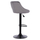 Karrige bar, kadife, me susta, 46×48.5×105 cm HM204.20, gri