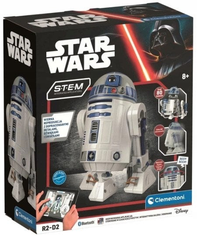 Set robotik Clementoni Scientific Fun Star Wars R2 D2, programues, për kalamaj