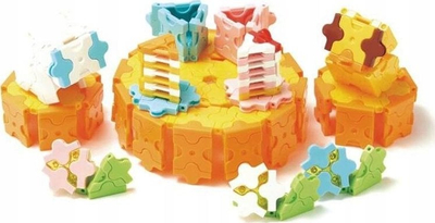 Blloqe edukative LaQ Sweet Collection Forest Friends, 400 copë, 14 modele, shumëngjyrëshe