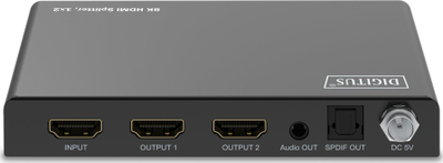 Splitter HDMI Digitus 1x2, 8K 60Hz, HDR, i zi