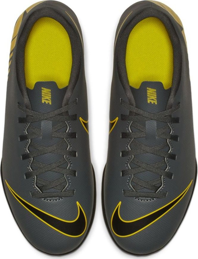 Këpucë futbolli Nike Mercurial Vapor, turf, gri me të verdhë