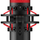 Mikrofon HyperX QuadCast 4P5P6AA, kondensator, USB, me RGB, i kuq e zi