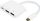 Adapter USB C Vivanco 34294, HDMI 3in1, USB 3.1, i bardhë