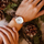 Orë dore Festina Swarovski 20384/1, e argjendtë-ari