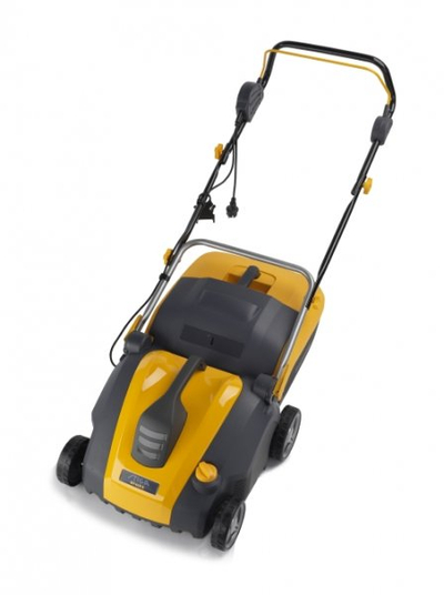 Ajrosës bari elektrik Stiga SV 415 E, 1500W, gjerësi pune 38cm, i verdhë