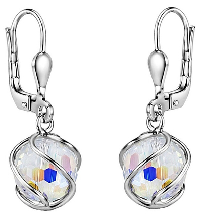 Silvego Swarovski Crystals Сребрени Обетки
