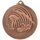 Медал од челик за пливање STEEL MEDAL SWIMMING MMC3074, 70mm, бронза