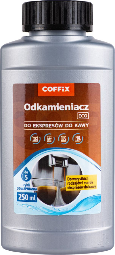 Zbutës gëlqerori Coffix ECO, për aparat kafeje, 250 ml, transparent