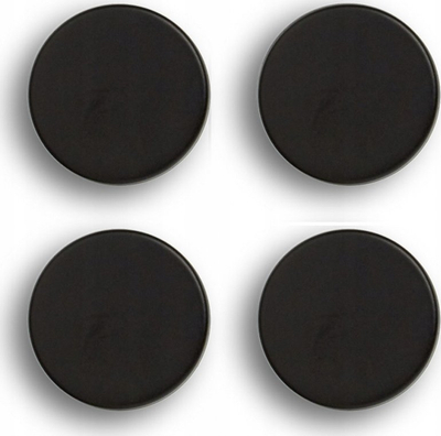 Magnetë Zeller, set 4 copë, Ø 2.3 cm, të zinj