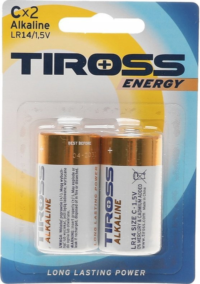 Bateri C TS LR14P, 1.5V, pako me 2 copë, alumini