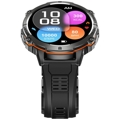Ore inteligjente Gravity GT42 1, me ekran 1.73" AMOLED, IP67, e zezë