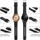 4-раковен ремен за Samsung Galaxy Watch - црн, 22 мм