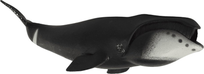 Figurinë lodër LeanToys Greenland Whale, balenë e madhe, gomë e fortë, shumëngjyrëshe
