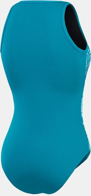 Kostum noti Speedo Panel Hydrasuit për goca, Endurance+, me zinxhir përpara, blu