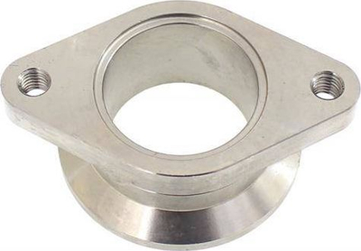 Adapter wastegate TurboWorks Tial, 38mm në 44mm V-Band, çelik inoks