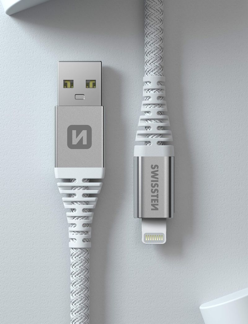 Kabllo SWISSTEN USB - Lightning, 1.5m
