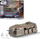Lodër mjet transportues Star Wars Micro Galaxy Squadron Imperial Troop Transport, rreth 15 cm, me 2 figura Stormtrooper, shumëngjyrëshe