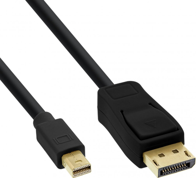 Kabllo Mini DisplayPort në DisplayPort InLine 17137S, 0.3m, 4K, e zezë