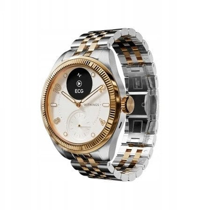 Ora hibride Withings ScanWatch Nova Brilliant Edition, 39mm, me matje temperature, e artë