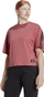 Bluzë adidas Sportswear Future Icons 3 Stripes Tee W HK0494, pambuk, e kuqe
