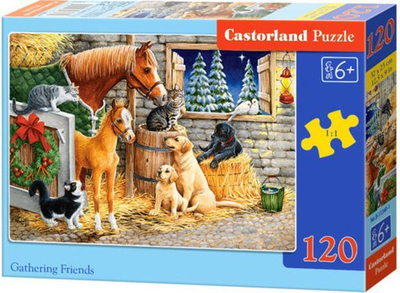 Puzzle Castorland Gathering Friends, 120 elemente