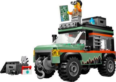 Set LEGO City 4x4 Off Road Pickup Truck 60447, për fëmijë, shumëngjyrësh