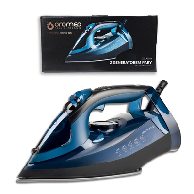 Hekur me gjenerator avulli Oromed Oro Texstyle, 3200W, rezervuar uji, gri
