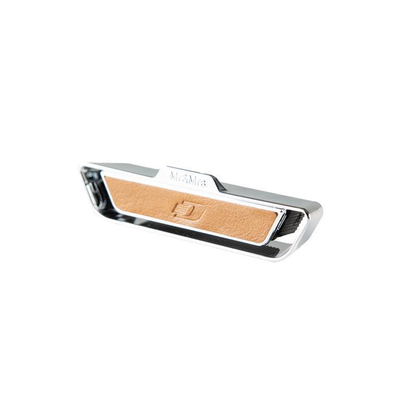 Mr&Mrs EVO Brown Leather Chrome Silver