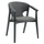 Kolltuk ngrënieje Yeger 62,5x60x79Hcm (HM9995.01), zezë/ gri