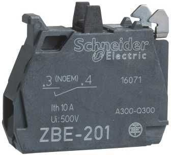Bllok ndihmës kontakti Schneider Electric ZBE1016, 1NO, montim frontal