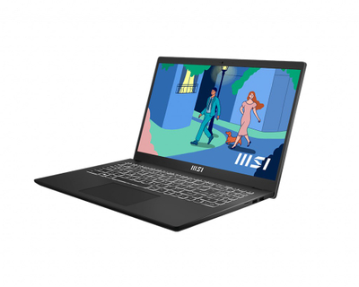 Laptop MSI Modern 15, 15.6", AMD Ryzen 7 7730U, 16 GB RAM, 512 GB SSD, i zi