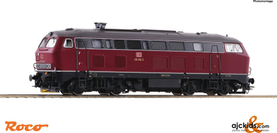 Lokomotivë dizel Roco 70771 H0 218 290-5, model treni, DB AG, me shumë ngjyra