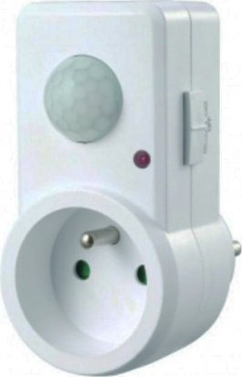 Prizë me sensor lëvizjeje PIR, 120°, 9 m, e bardhë