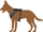 Shtrënguese për qen Strong Dog Harness L, me shirit reflektues, 54–71 cm, e zezë