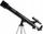 Телескоп Celestron PowerSeeker 50AZ, рефрактор, алуминиумски статив, црн