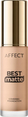 Fondatinë Affect Best Matte, mbulim i fortë, efekt mat, 4N, 30 ml