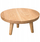 Stand servirjeje Verlo Peter Oak Base Round Low, 28 cm, dru lisi, natyral