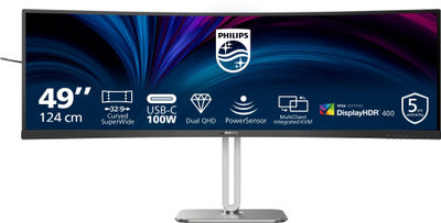 Monitor Philips 5000 Series 49B2U5900C, 49", SuperWide, i zi