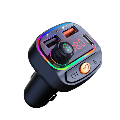 Transmiter Swissten FM RGB, 12.0V - 24.0V, USB-C dhe USB-A, 15.5W, i zi