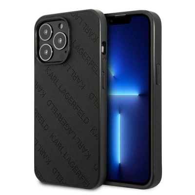 Kapak telefoni Karl Lagerfeld KLHCP13LPTLK, për iPhone 13 Pro / 13 6.1", i zi