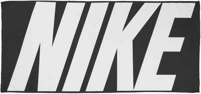 Peshqir ftofës Nike Cooling Towel, 92 x 46 cm, i zi me gri t’çelët