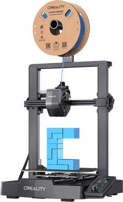 3D печатач Creality Ender 3 V3 SE со филамент PLA 1.75mm 1Kg, бел