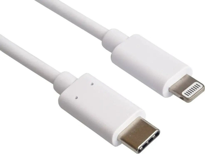 Kabllo USB PremiumCord USB C në Lightning, 0.5m, e bardhë